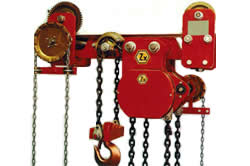 Articulated Chain Hoists - an ideal solution when the beam radius is limited Articulated Chain Hoists - an ideal solution when the beam radius is limited