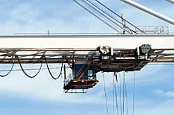 Our explosion proof lifting frames and cranes operate in potentially hazardous environments Our explosion proof lifting frames and cranes operate in potentially hazardous environments