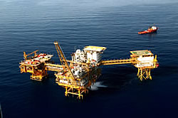 An offshore platform – one of the many industries which BLMS supplies to An offshore platform – one of the many industries which BLMS supplies to