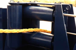 An BLMS Multi-Angle Fairlead in use An BLMS Multi-Angle Fairlead in use