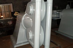 Picture showing a double head swivel fairlead Picture showing a double head swivel fairlead